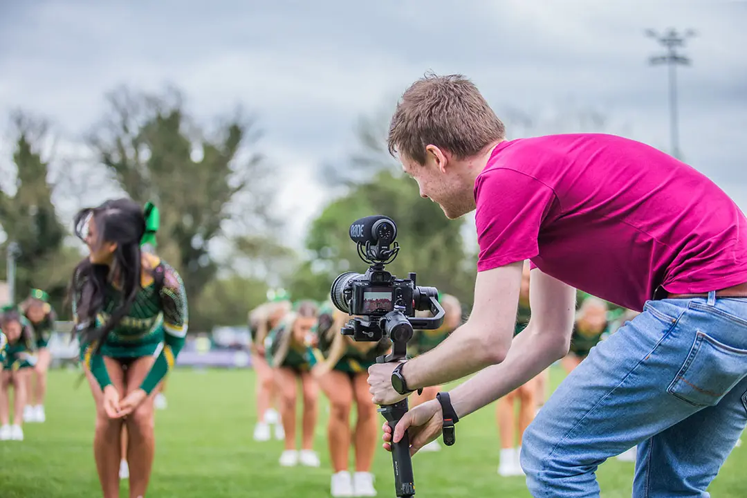 Behind the Scenes filming UoN Cheer